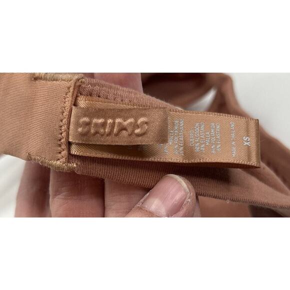 NEW Skims Non-Padded Bralette Bra Size XS Women’s Brown - Picture 5 of 6